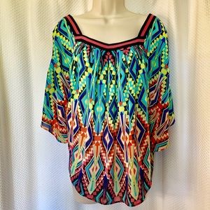 Nicole Miller batwing blouse